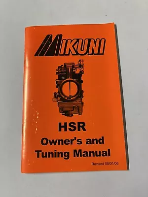 Mikuni Carburetor Hsr 42-45 Mm  Tuning Manual • $12