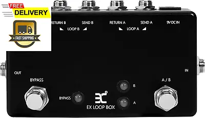 Guitar Effects Loop Switcher Pedal Passive Channel Switcher Box.. • $39.39