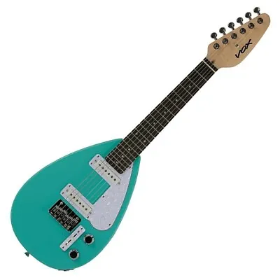 VOX MARK III Mini Aqua Green 19 Fret Teardrop Electric Guitar Musical Instrument • $221.75