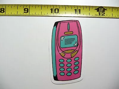 Old Style Cell Phone Decal Sticker 80s 90s Retro Vintage 1980s 1990s Fun • $4.98