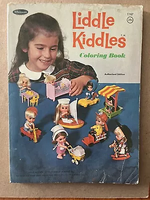 Liddle Kiddles 1960’s Coloring Book - Whitman Publishing 1966 • $11.99