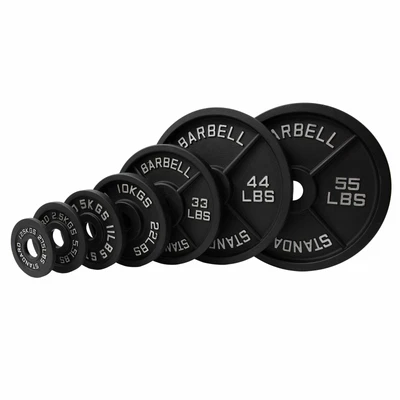 $22.50 • Buy Olympic Black Cast Iron Weight Plates 1.25/2.5/5/10/15/20/25 KG AU STOCK Gym