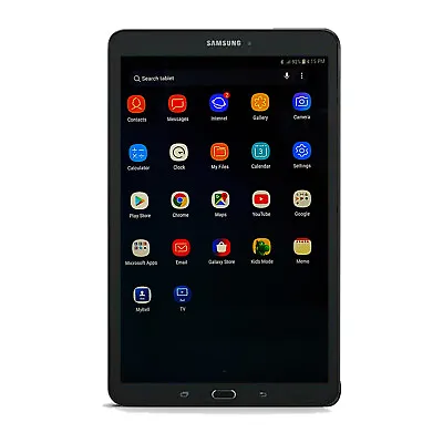 Samsung Galaxy TAB E 8.6 Inch T377 4G Android WI-FI Metalic Black TABLET 16GB UK • £69.99