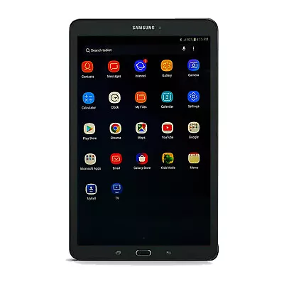 Samsung Galaxy TAB E 8.6 Inch T377 4G Android WI-FI Metalic Black TABLET 16GB UK • £69.99
