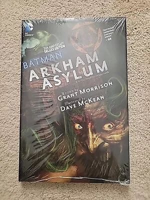 Batman Arkham Asylum Deluxe Hardcover HC NEW SEALED Grant Morrison Dave McKean • $20