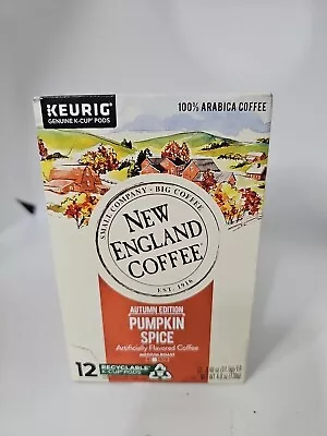 New England Coffee Pumpkin Spice Medium Roast Cof12 K-cups  (Pack Of 1)Ex.7/25 • $12.50