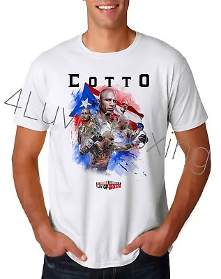 Miguel Cotto Boxing WH Tee New T Shirt Apparel 4LUVofBOXING PR • $29.99