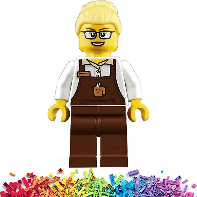 ☀️ New LEGO™ City - Female With Reddish Brown Apron From 60197 • $15.90