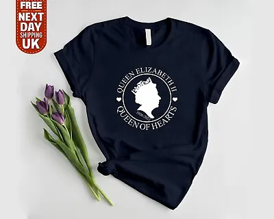 £9.99 • Buy The Queen T Shirt Her Majesty Elizabeth II Tee RIP Queen England UK RIP Unisex T