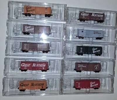 Micro-Trains Z-Scale Great Northern Circus Trains Set Of 10! NIB! • $569.99