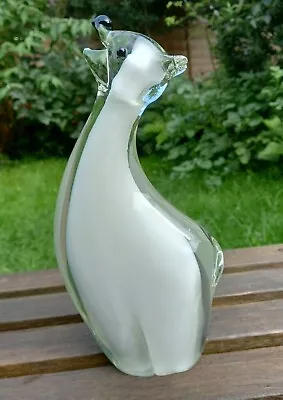 Vintage Glass Animal Figurine Large 10.25  • £20