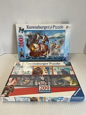 Lot Of New Ravensburger 200 Piece Puzzles  • $18