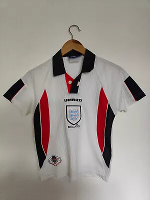 Original 1998 England Home Shirt - Official Umbro - Size 9-10 Years • £29.99