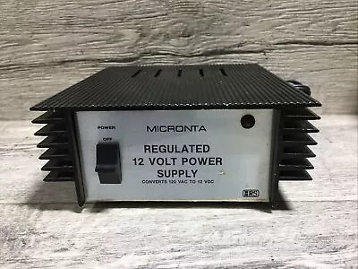 Micronta Regulated 12 Volt Power Supply No. 22-120A Convert     #12 • $69.99