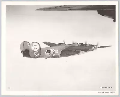 Photograph Convair B-24 Liberator In Flight Vintage Military Aviation 8x10 • $8.50