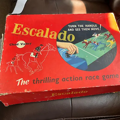 £19.90 • Buy Vintage Escalado Horse Racing Game By Chad Valley 50’s / 60’s