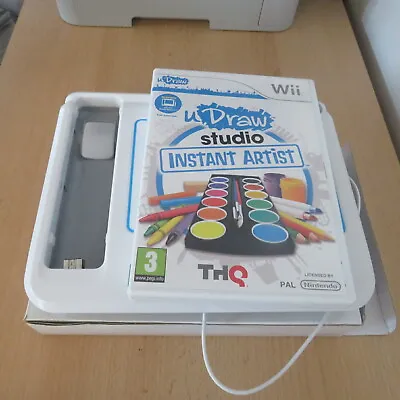 U Draw Studio Instant Artist Nintendo Wii Game Complete With Udraw Game Tablet • $55.80