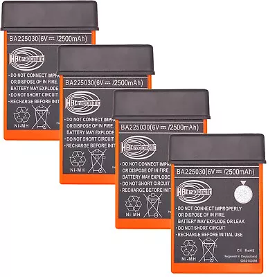 4x 2500mAh BA225030 6V Ni-Mh Battery For HBC Pump Truck Remote Control Battery  • $175.90