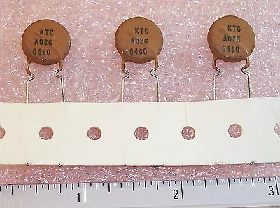 $6.99 • Buy QTY (40)  PTC THERMISTOR 120V 25 Ohm RL5510-25-65-120PT23 TYPE KEYSTONE 93412700