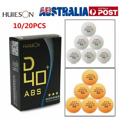 $11.99 • Buy 3-Stars Ping Pong Balls 40mm Table Tennis Beer Training Ball ABS New Material AU