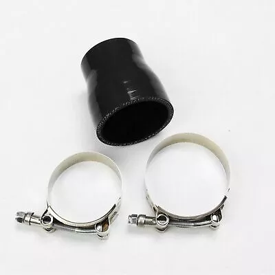 2.75  To 2.5  Inch Black Silicone Reducer Coupler Turbo Pipe + 2x T-Bolt Clamps • $8.88