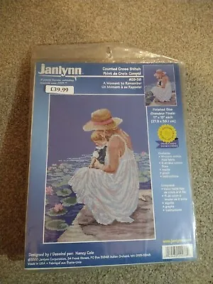 Janlynn Counted Cross Stitch Kit - A Moment To Remember.  • £17.50