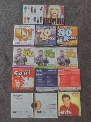 Bundle 12 Daily Express  2 Daily Mail 1 Mirror Promotional CD's Various Artists • £1.99