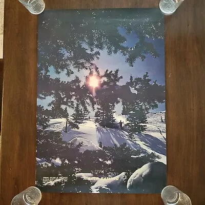 $125 • Buy Vintage  Frank 'Shorty' Wilcox, Timber Bashing, Poster 30  X 21 , Vail Colorado 