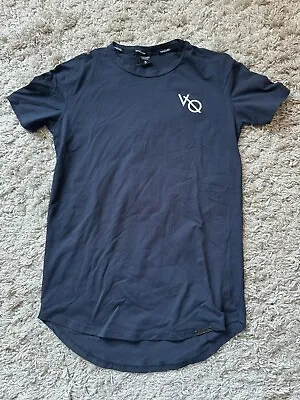 Vanquish Fitness Size Small T-shirt Type Top Cotton Navy • £7.99