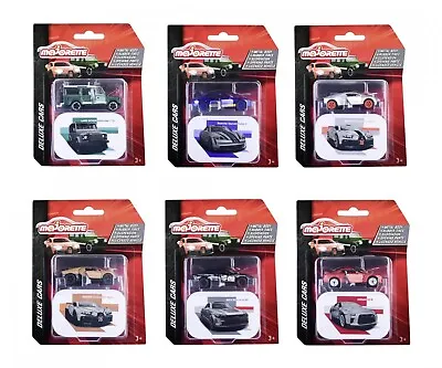 Majorette Deluxe Series 2024 Set Of 6 Nissan Porsche Land Rover. Metal Box • $79.90