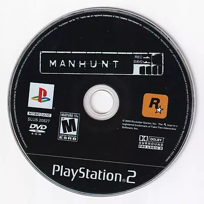 Manhunt 1 (PlayStation 2 PS2 2003) Disc Only. • $17.99