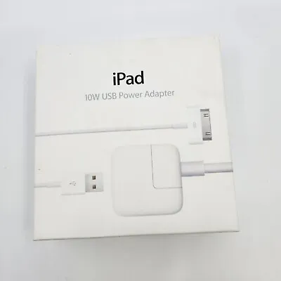 Apple 10W USB Power Adapter For IPhone IPad And IPod A1357 Opened Box Never Used • $18.04