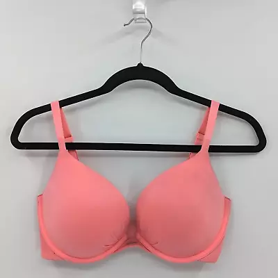 Fabulous By Victoria's Secret Bra Women's 34DD Peach Pink Plunge-READ • $12.79