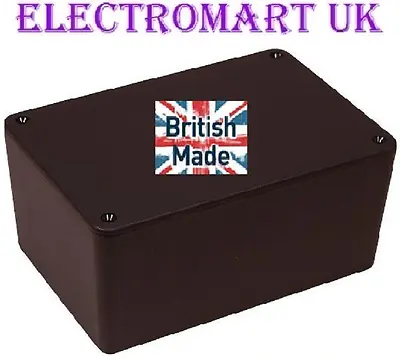£10.98 • Buy Abs Black Plastic Electronics Project Box Enclosure 177 X 120 X 83mm