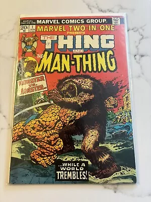 Marvel Two In One #1 (Jan 1974 Marvel) Thing & Man-Thing • $24.99