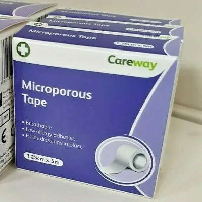 Microporous Surgical Tape Boxed 1.25cm X 5m X 2packs (same As Micropore Tape) • £2.99