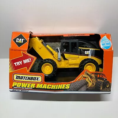 Mattel Matchbox Power Machines Caterpillar Grappler Construction New Sealed VTG • $31.99