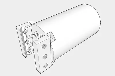 M4 M16 Receiver Picatinny Mount Adapter Type II (58mm) For Airsoft/SoftAir Gun • $19.99