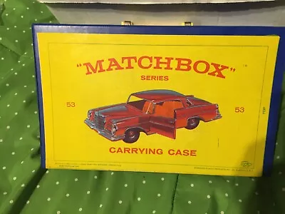 Vintage Lesney Matchbox Carrying Case Series 53 Very Good Condition • $75