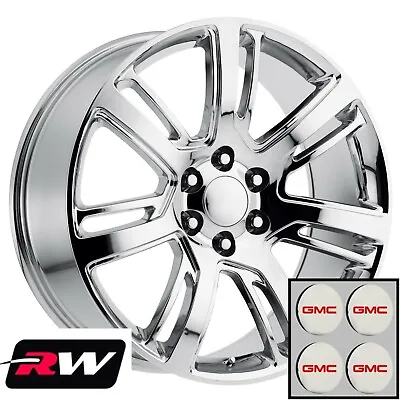 24  Inch GMC Yukon OEM Specs 4738 Wheels Chrome Rims 24x10  6x139.7 6x5.50  • $1889