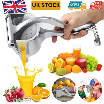 Orange Lemon Fruit Juicer Manual Juicer Squeezer Hand Press Machine Home Kitchen • £10.79