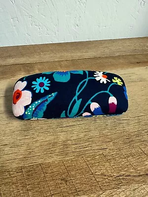 Vera Bradley Glasses Case Hard Shell Blue Floral • $7