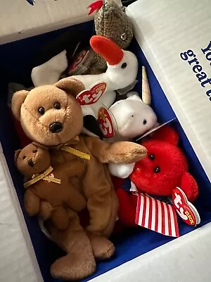 Vintage TY Beanie Baby Lot Of 5 - Mystic Stilts Scaly Thomas Bear 2005 Bear  • $5