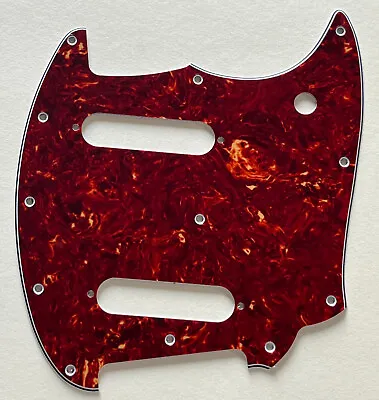 Red Tortoise Pickguard Fit Fender OffSet Series Mustang Style Guitar Parts • $17.99