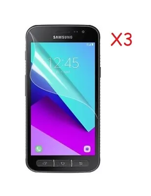 3 X CLEAR Film Screen Protector Thin For Samsung Galaxy Xcover 4 G390F 4s G398F • £2.95