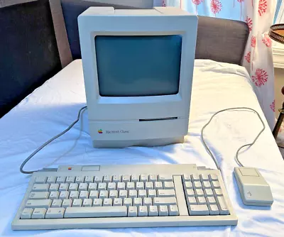 Vintage Apple Macintosh Classic Computer Keyboard Mouse - 1991 - AS IS M1420 • £53.03