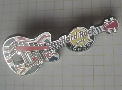 2012 HARD ROCK CAFE / LONDON CITY BUS UNION JACK GUITAR ......... HRC Pin (298c) • £20.55