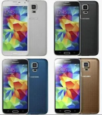 £44.95 • Buy Samsung Galaxy S5 SM-G900F-16GB Unlocked 4G All Colors Smartphone Fingerprint