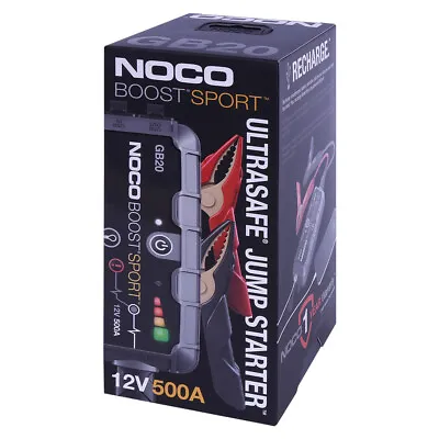 $123.32 • Buy NOCO Genius GB20 Boost Sport 500A UltraSafe Lithium Jump Starter
