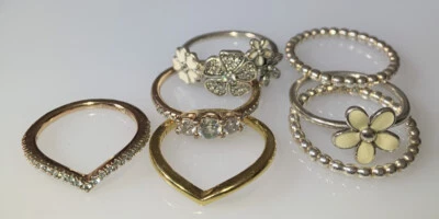 $90 • Buy Pandora Rings X 7 All 100% Authentic